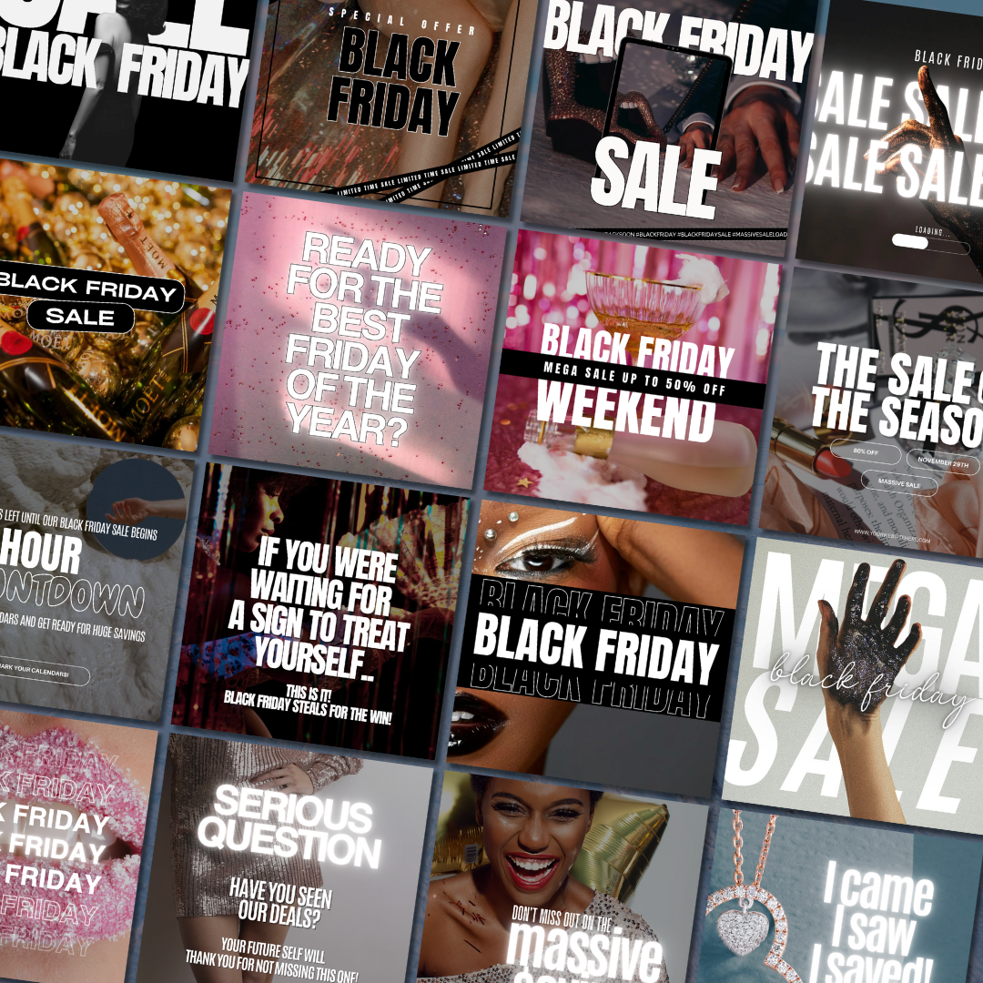 Black Friday Social Content - MRR+PLR - V2