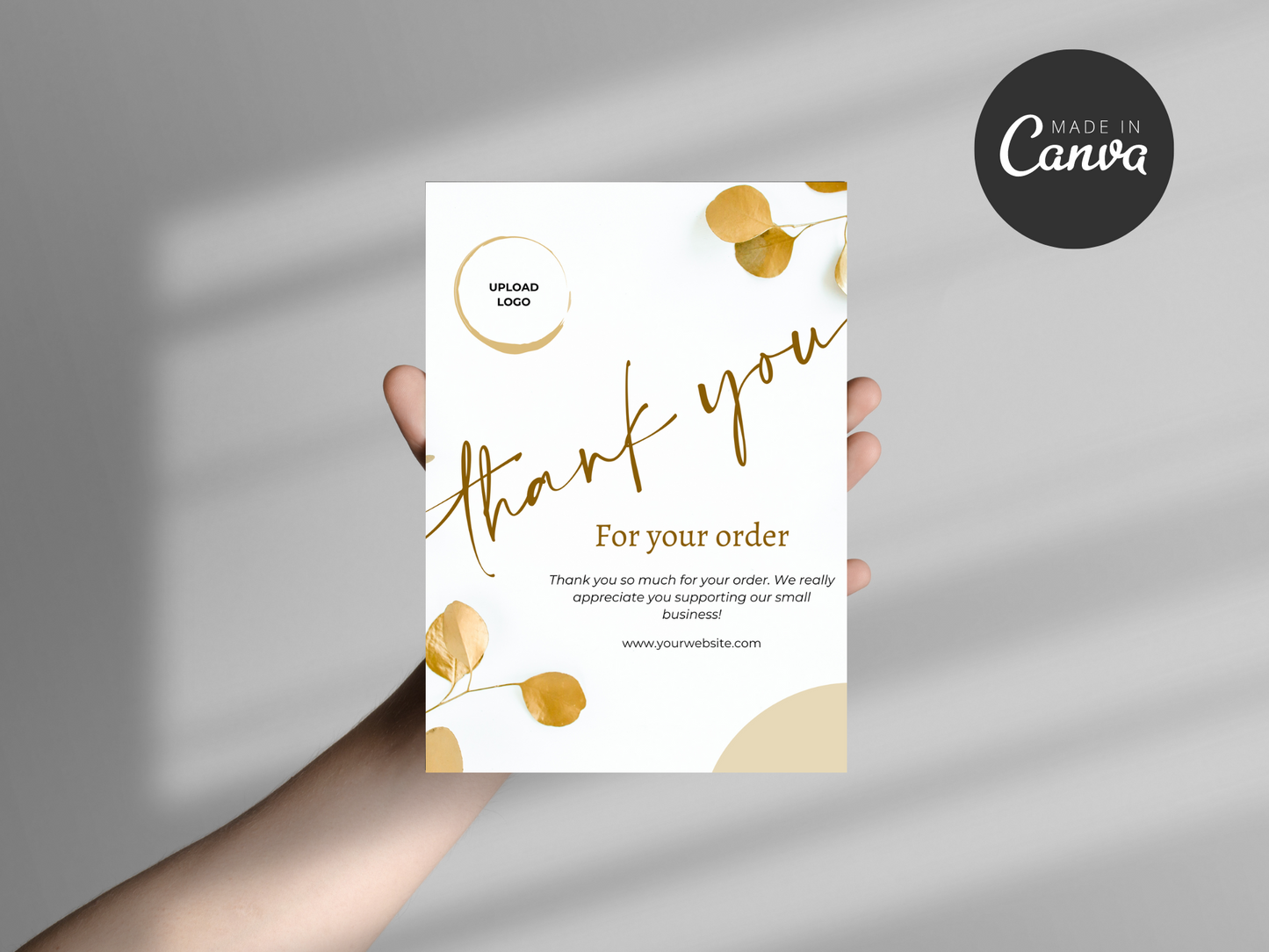 Thank You Card Business Template Canva