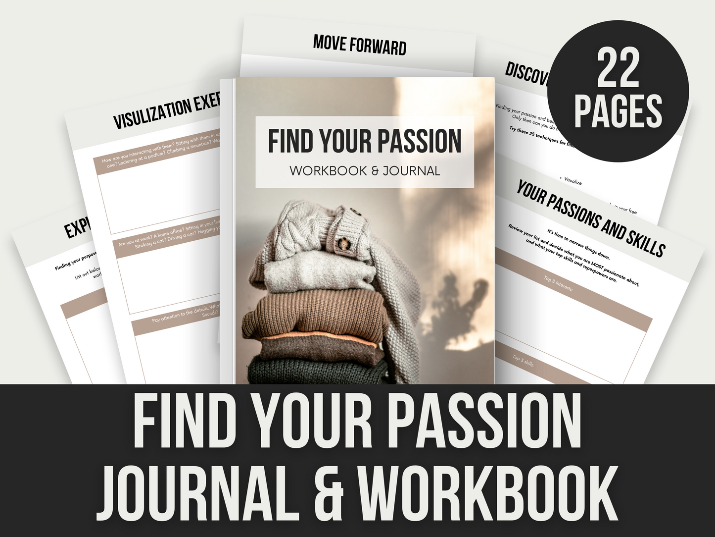 Biz Grow Library - Find Your Passion Journal & Workbook