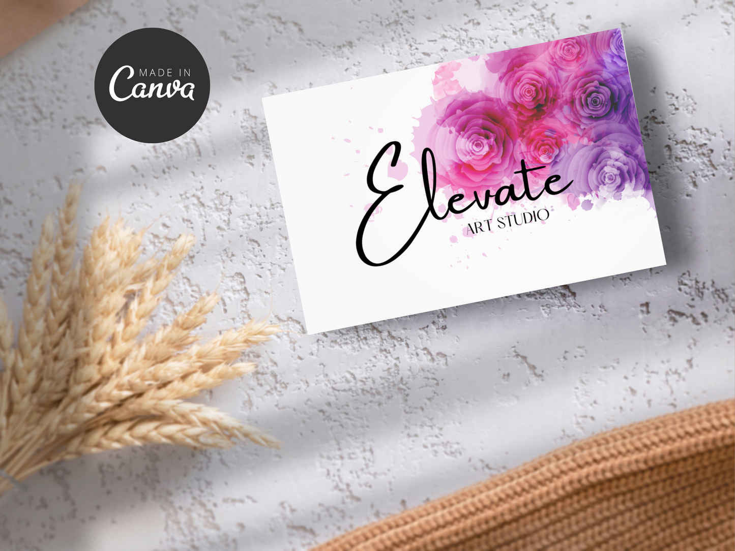 Editable Canva Business Card