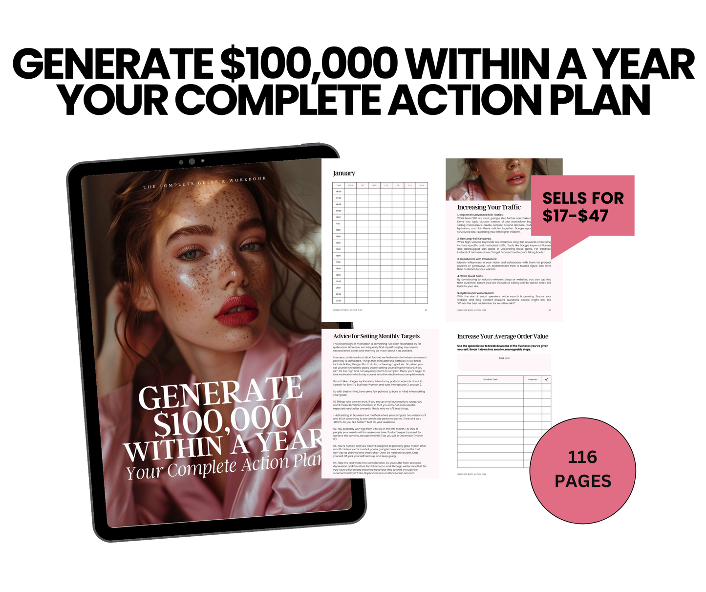 GENERATE $100,000 WITHIN A YEAR YOUR COMPLETE ACTION PLAN - MRR+PLR !!