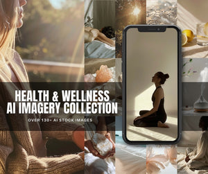 HEALTH & WELLNESS AI IMAGERY COLLECTION - MRR+PLR