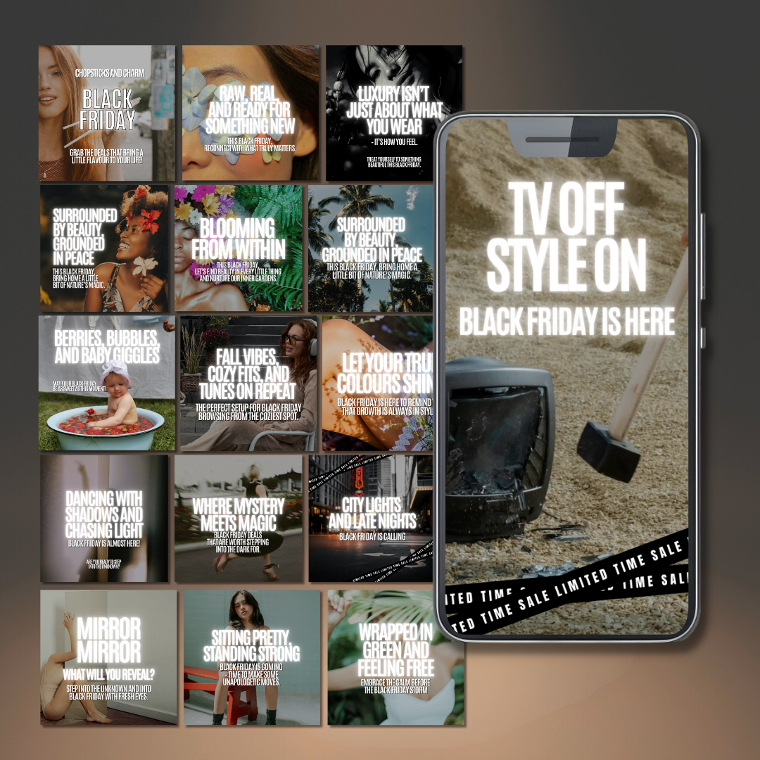 Black Friday Social Content - MRR+PLR - V2