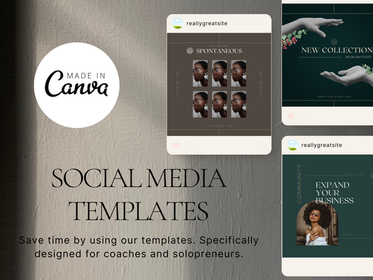 Instagram Aesthetic Canva Templates