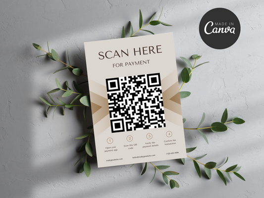 QR Code Payment Poster