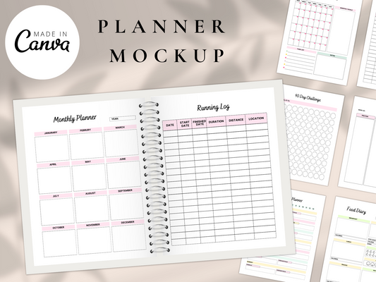 Weight Loss Planner Canva