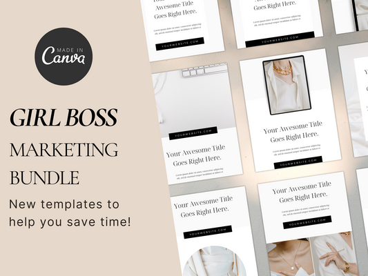 Business Marketing Bundle Canva Template