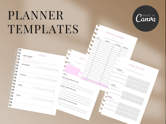 Planner Canva Template