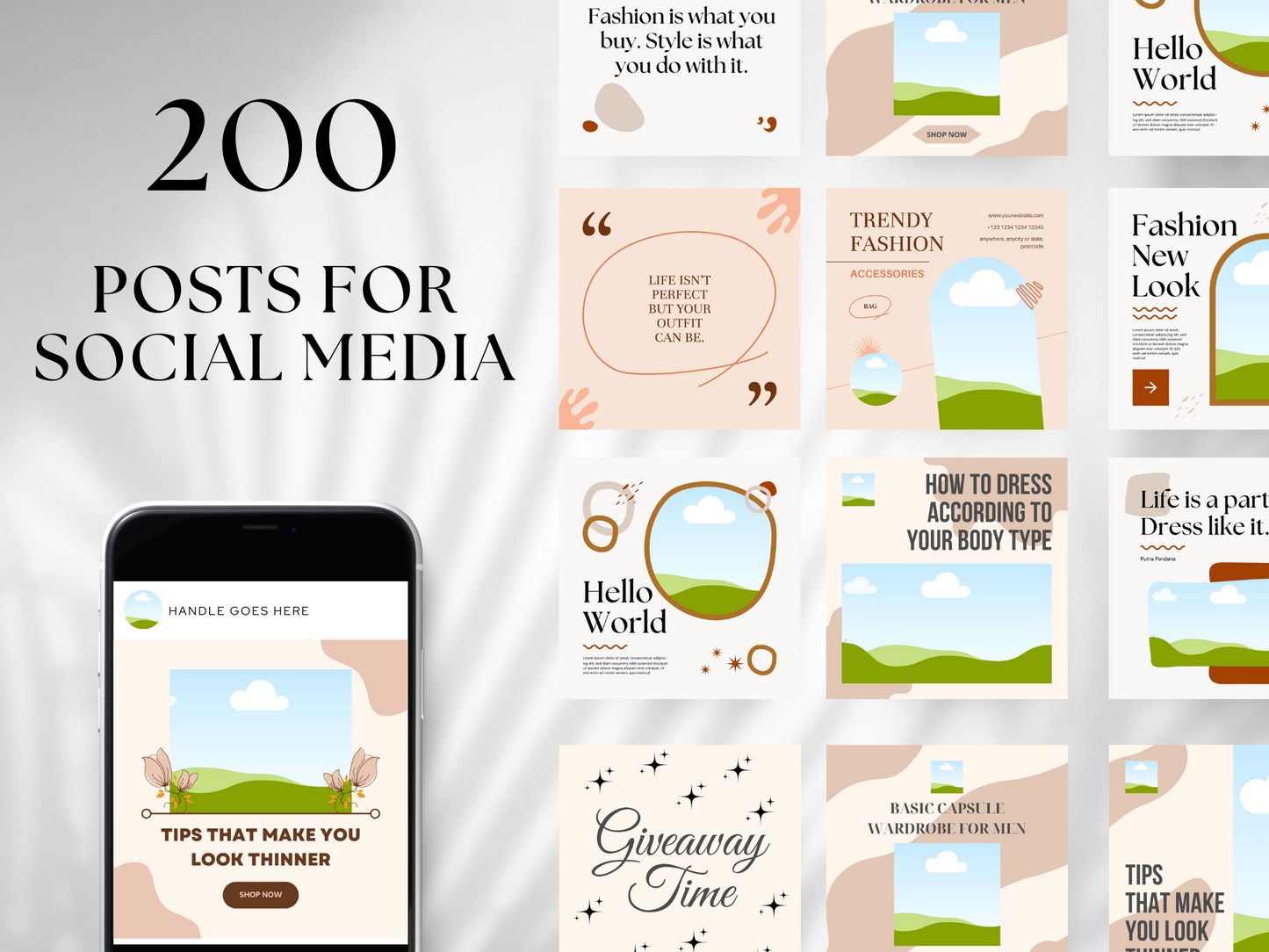 Social Media Canva Templates Bundle