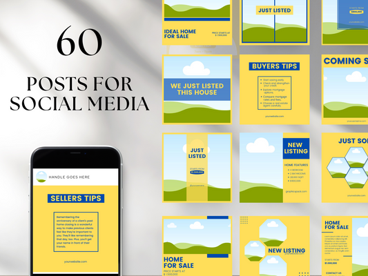 60 Real Estate Social Media Templates