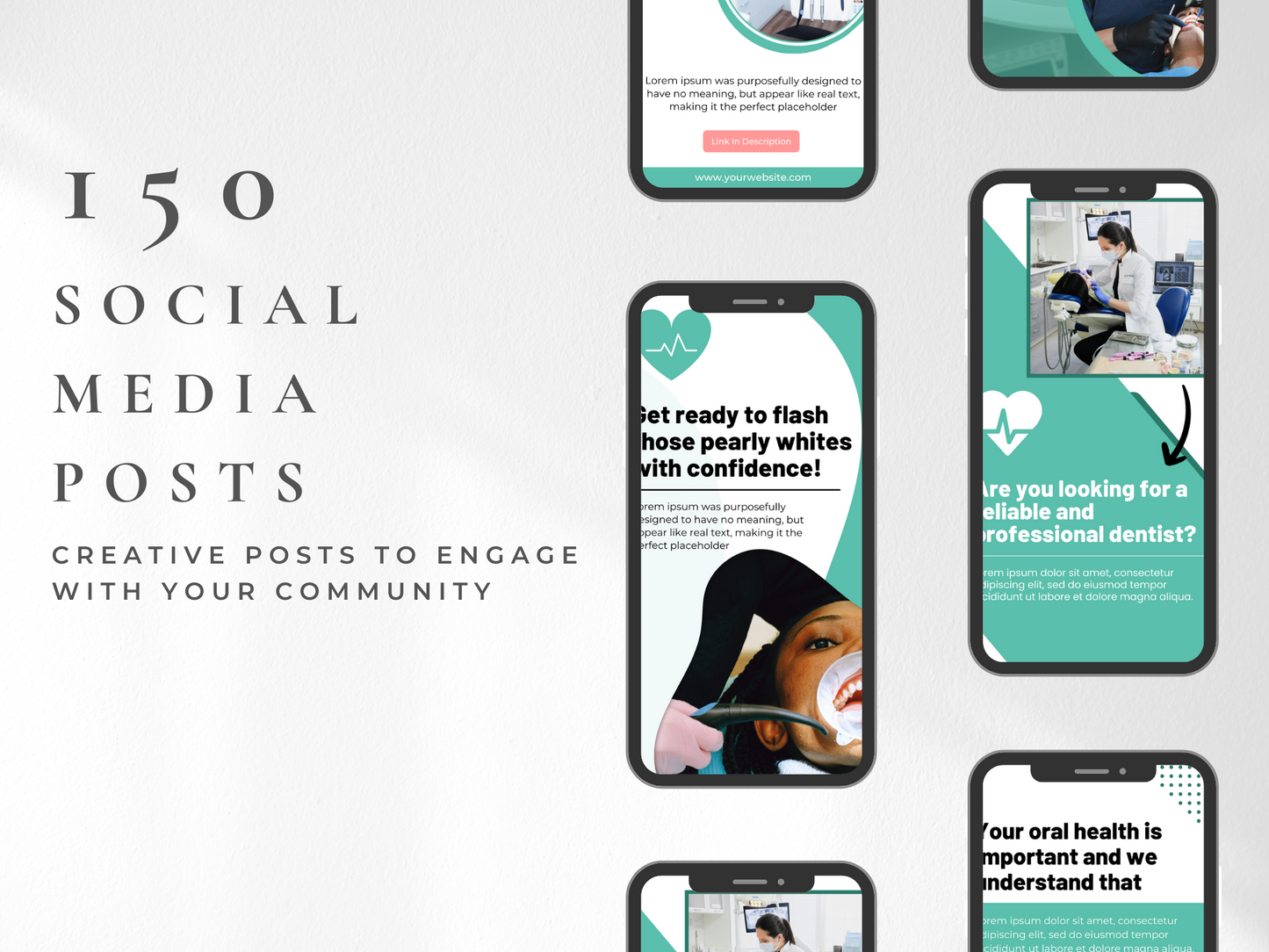 Dental Social Media Template Bundle