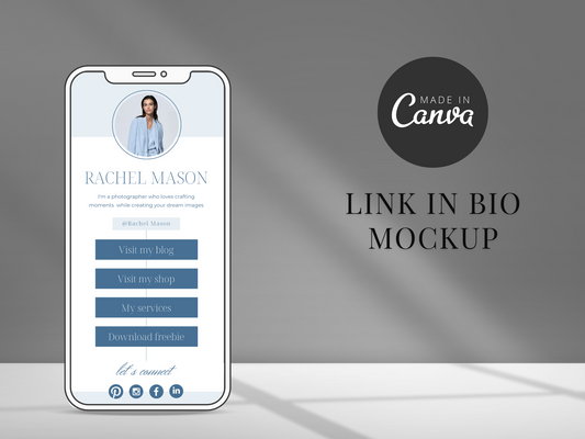 Instagram Link in Bio Canva Template