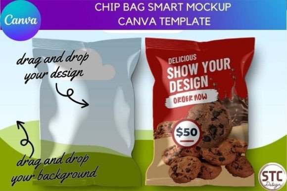 Chip Bag Smart Mockup