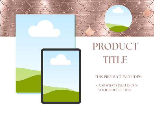 Mockup Templates for Digital Products MRR+PLR Resell rights