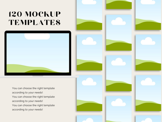 Listing Mockup Templates MRR+PLR Resell rights