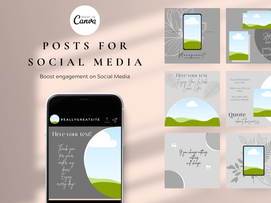 Instagram Canva Marketing Post Templates