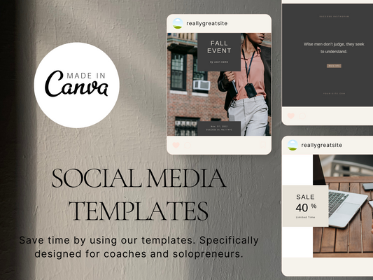 Canva Instagram Posts & Stories Template