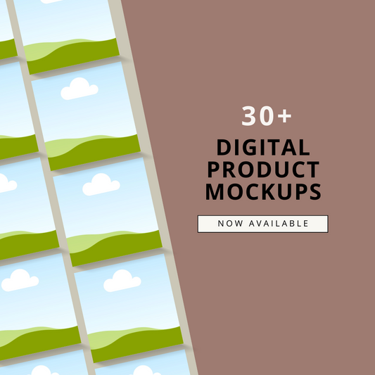 30+ Digital Shop Mockup Editable Canva MRR+PLR Resell rights