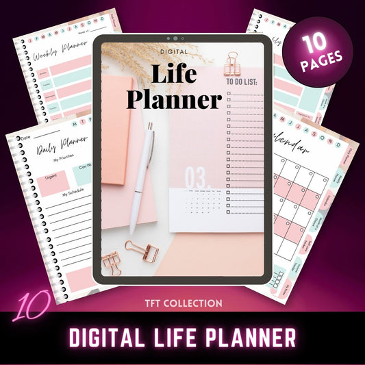 Digital Life planner MRR+PLR