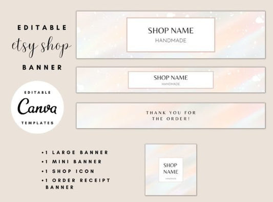 Elegant Etsy Shop Banner Templates