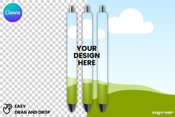 Epoxy Pen Wrap Canva Mockup