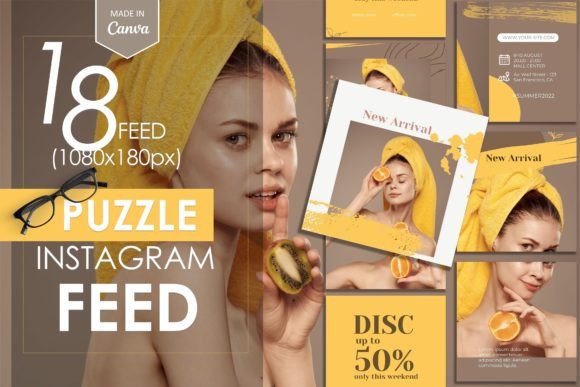 Instagram Puzzle Feed Template