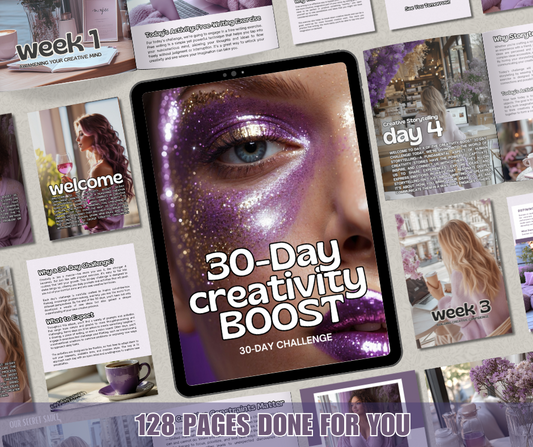 30-Day Creativity Boost Challenge - MRR+PLR