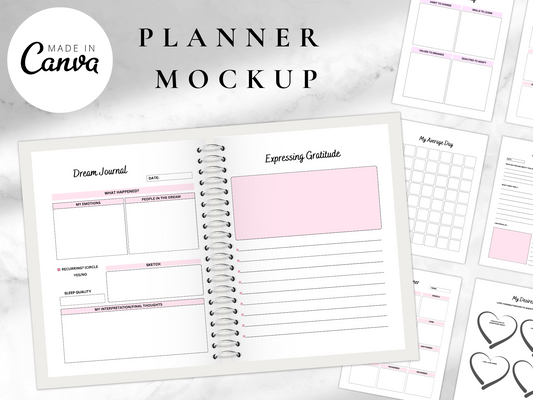 Editable Autism Planner Canva MRR+PLR Resell rights