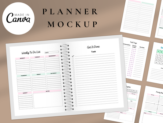 2024 Brain Dump Planner Canva MRR+PLR Resell rights