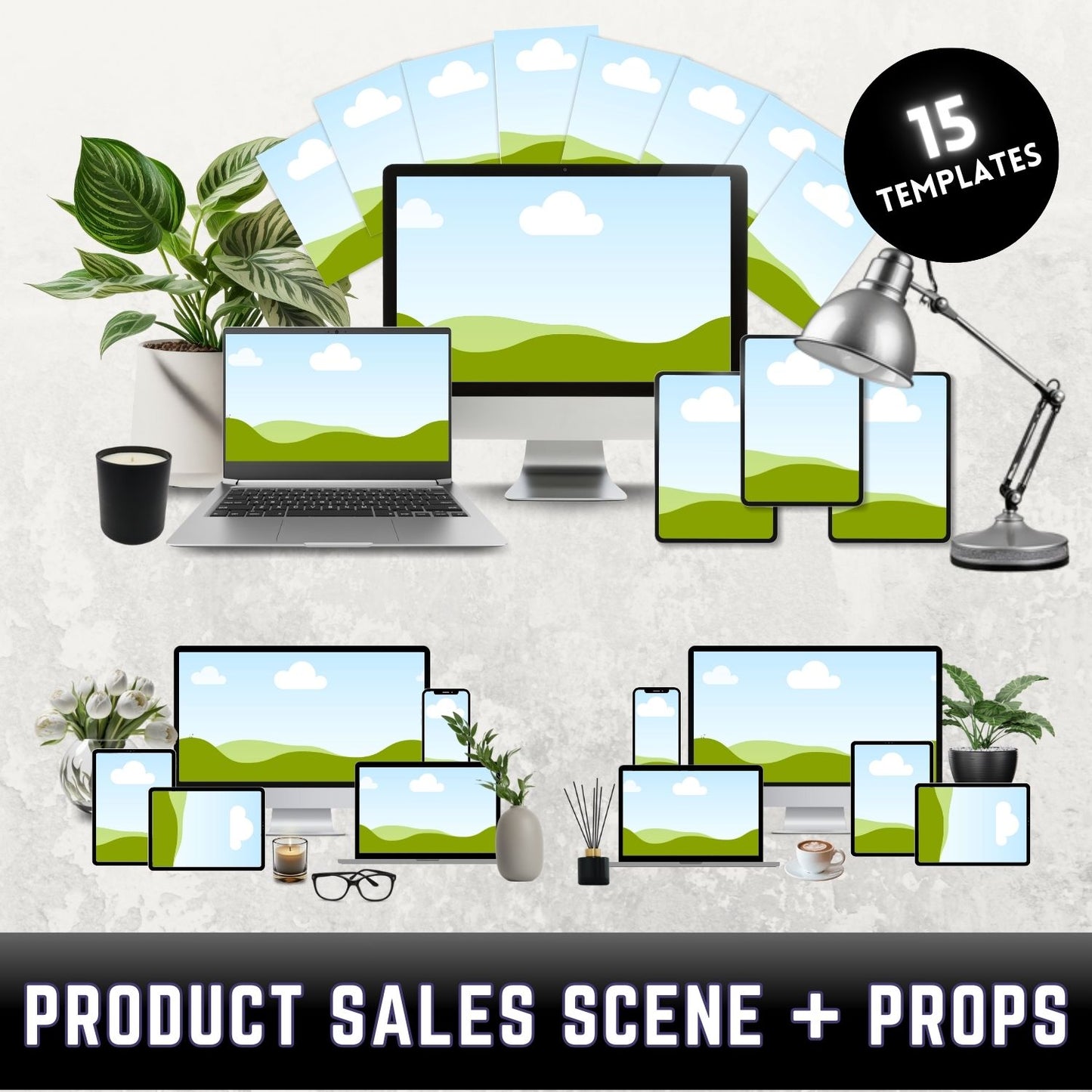 Product Sales scene + Props – MRR Products Vault