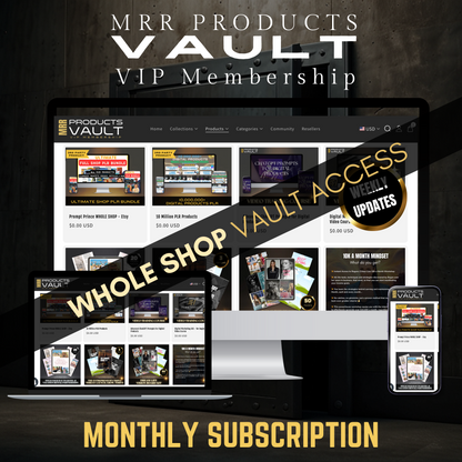 VIP Members Vault Whole Shop Access - Monthly - All Access to Products + Courses + Community