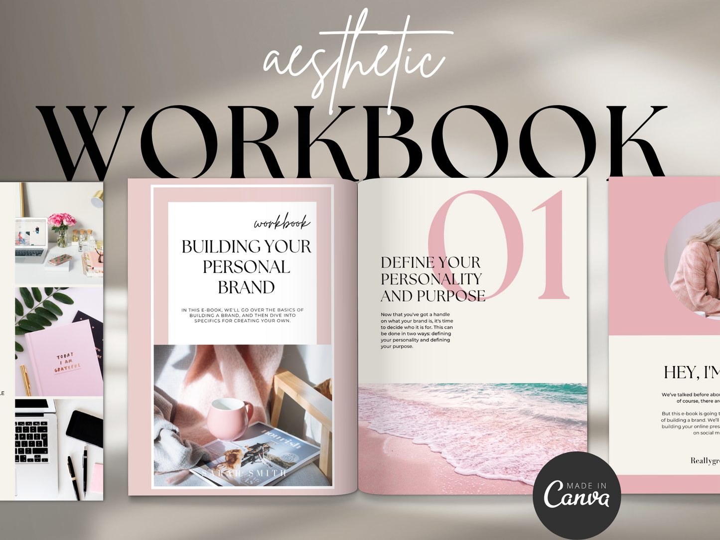 Workbook Template Canva MRR+PLR Resell rights