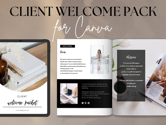 Client Welcome Packet Template MRR+PLR Resell rights