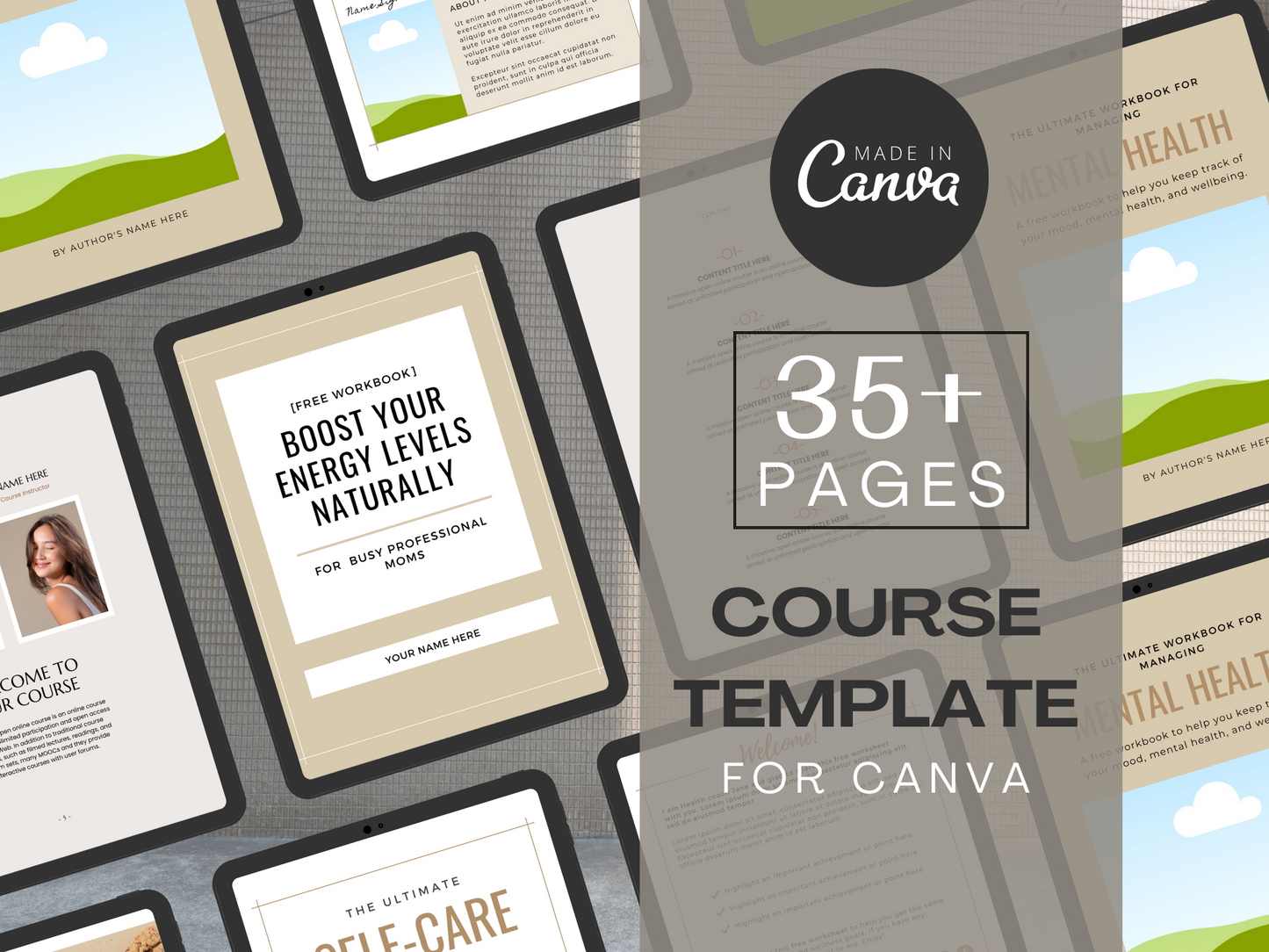 Canva Lead Magnet Workbook MRR+PLR Resell rights