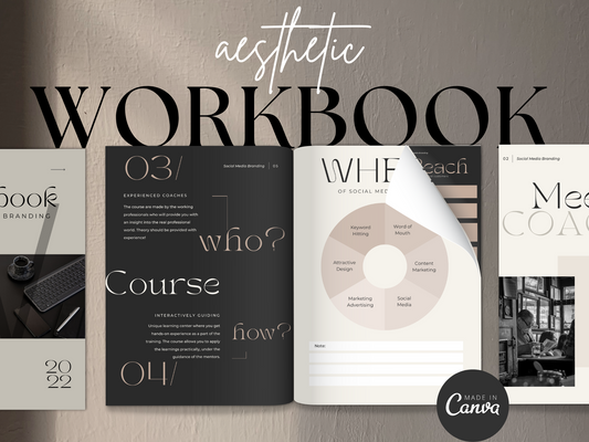 Workbook Template Creator Coach MRR+PLR Resell rights