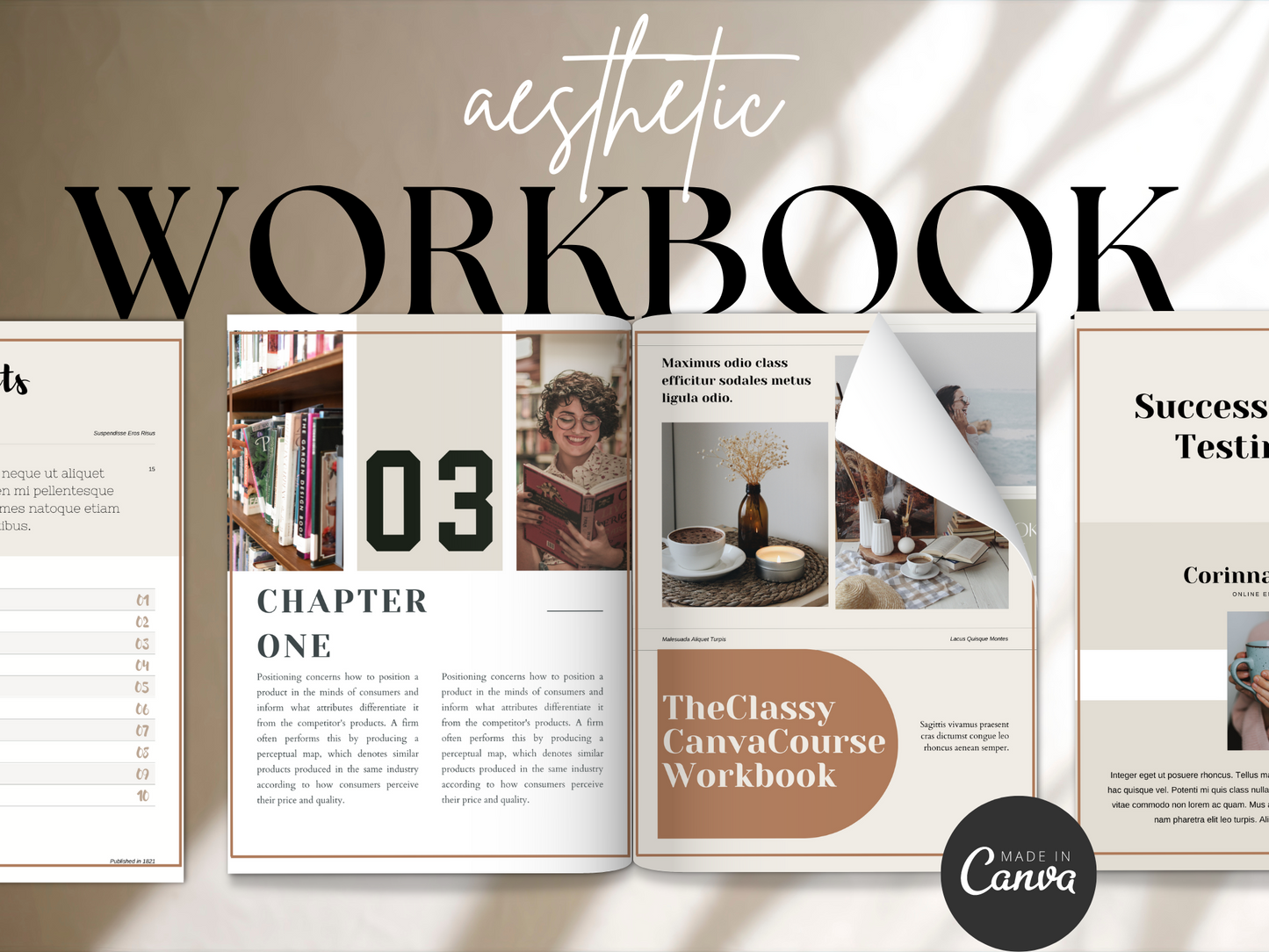 Course WorkBook Template MRR+PLR Resell rights