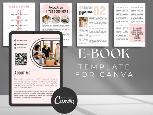 Ebook Template Canva MRR+PLR Resell rights