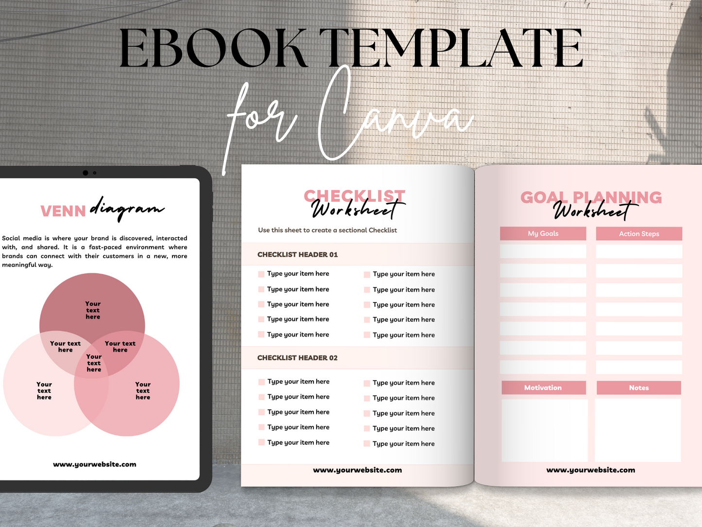 Ebook Template Canva MRR+PLR Resell rights