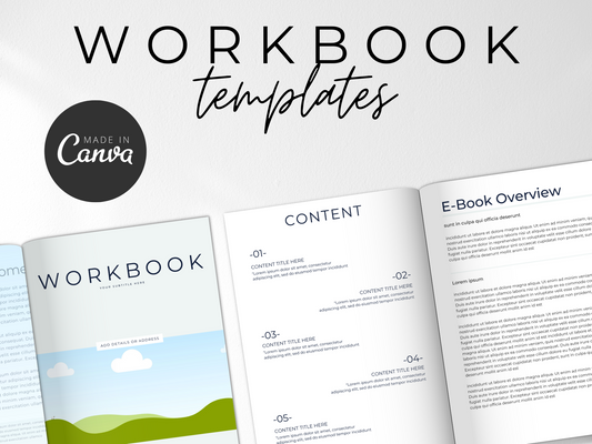 Coaching Workbook Template Canva MRR+PLR Resell rights