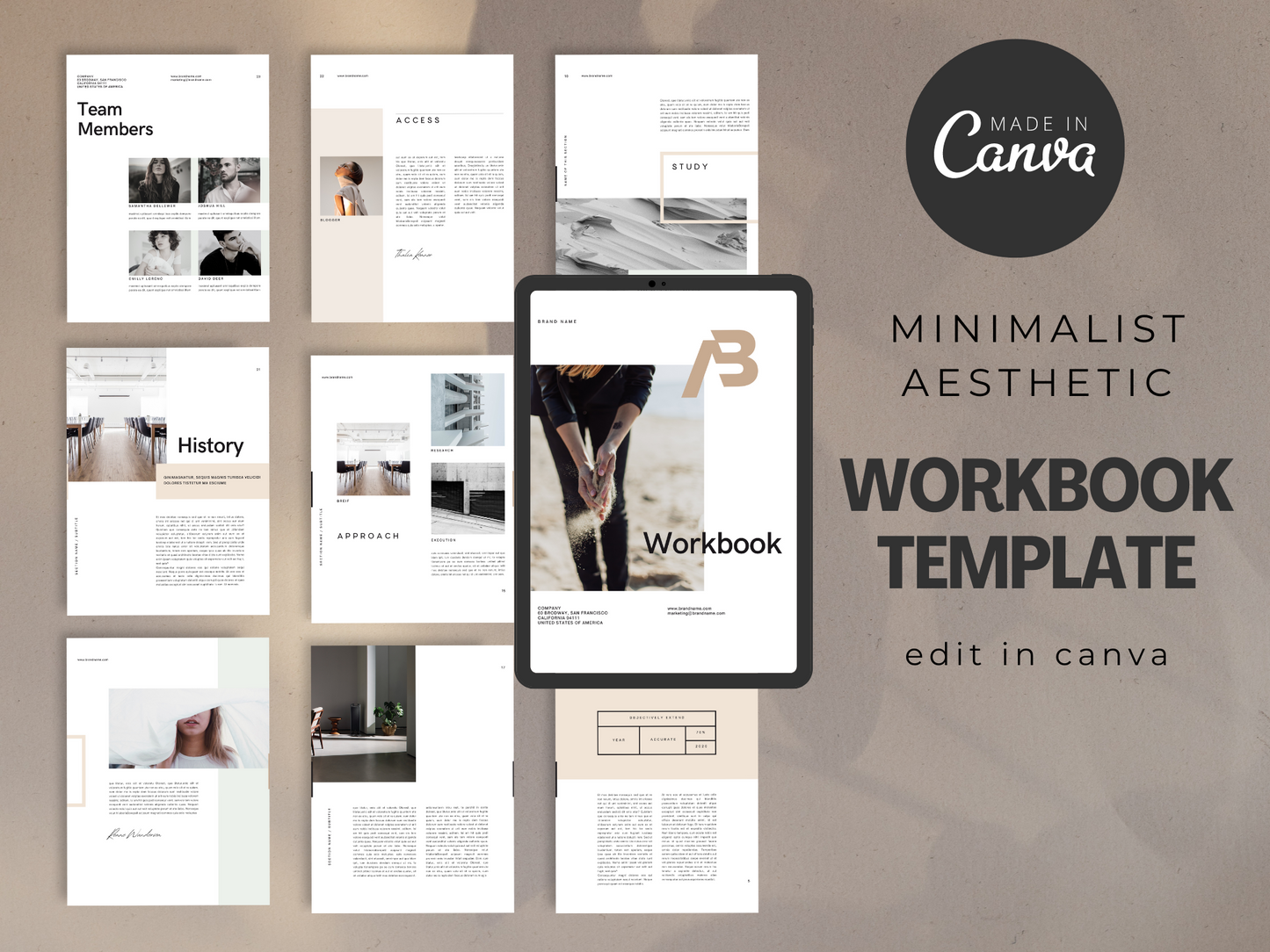 Course Canva Workbook Templates MRR+PLR Resell rights