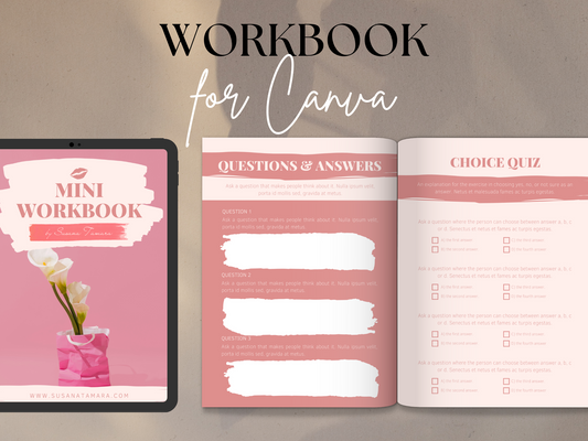 Mini Workbook Template MRR+PLR Resell rights