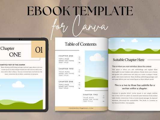 Multipurpose Canva Ebook MRR+PLR Resell rights