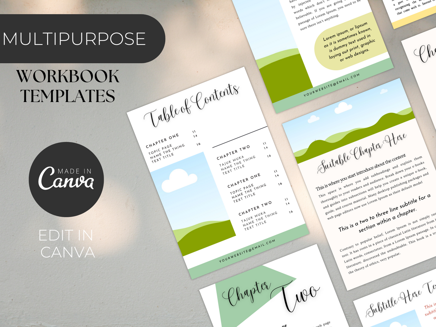 Multipurpose Canva Ebook MRR+PLR Resell rights