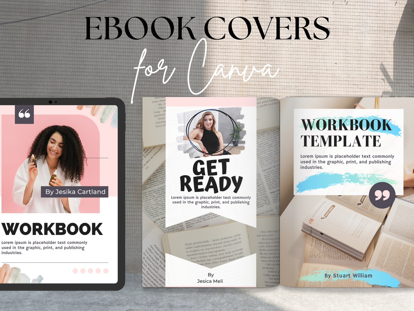 EBook Cover Design Template MRR+PLR Resell rights