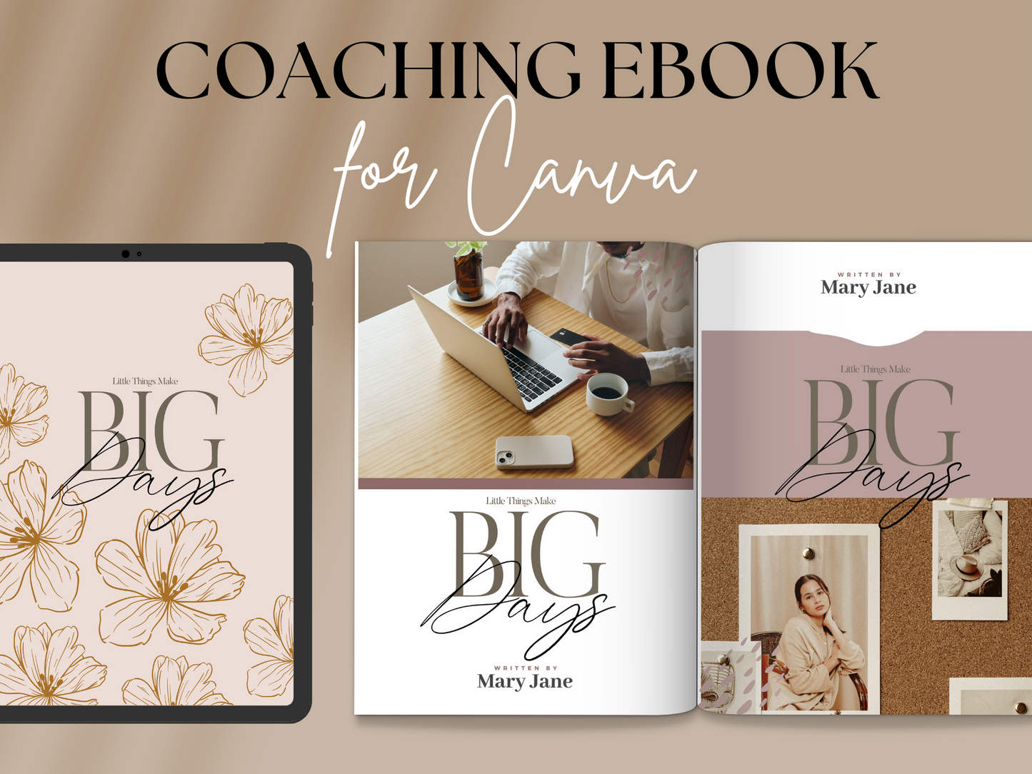 Coaching EBook Template MRR+PLR Resell rights