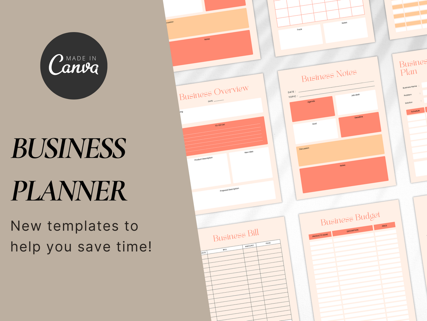 Business Planner Template