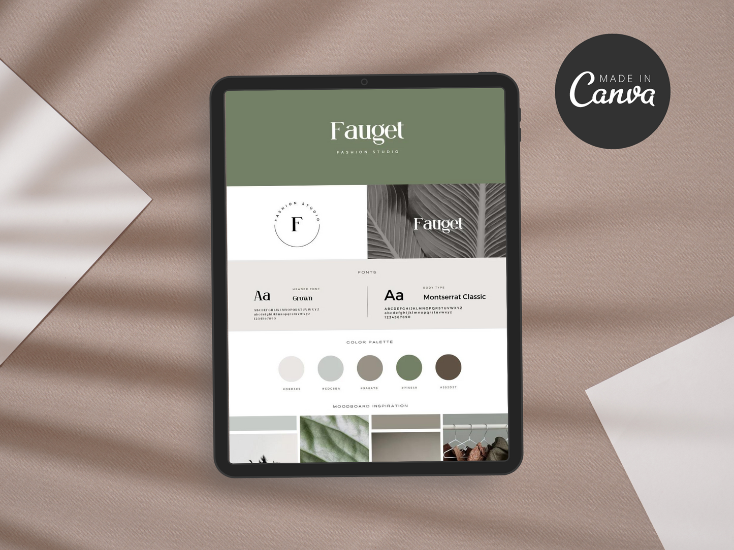 Brand Board Template