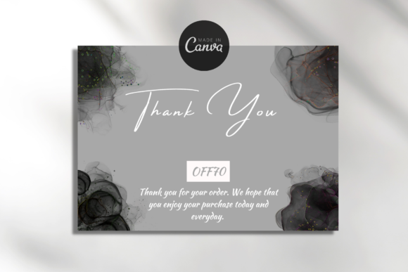 Thank You Order Card