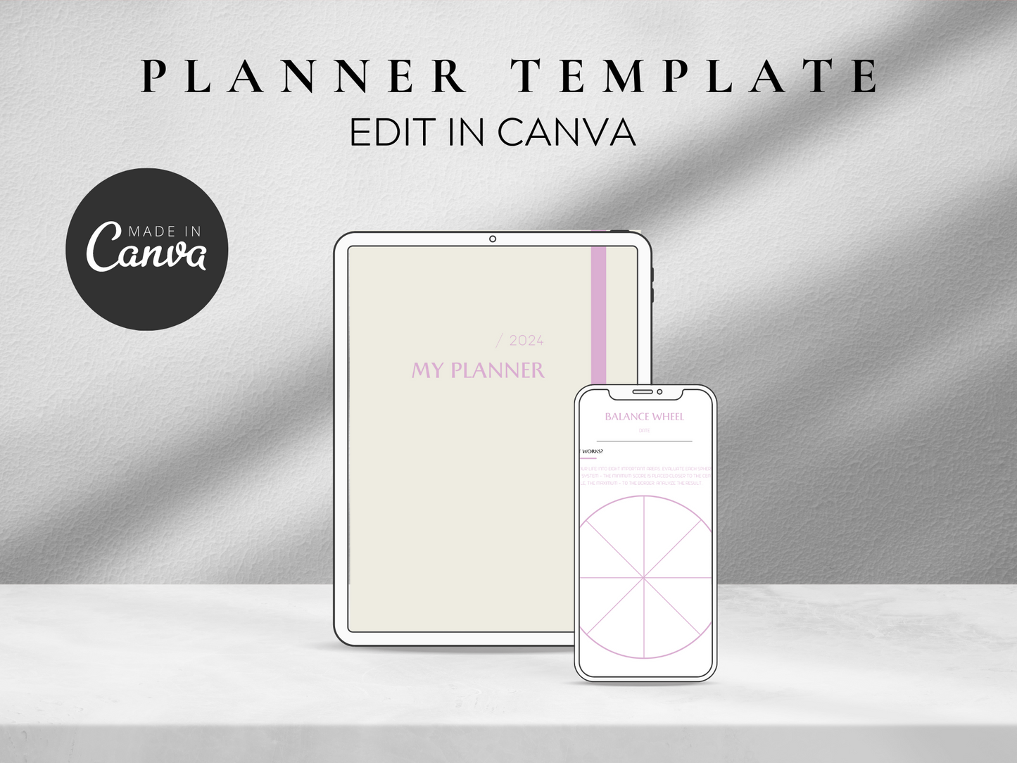 2024-2025 Digital Monthly Planner Canva