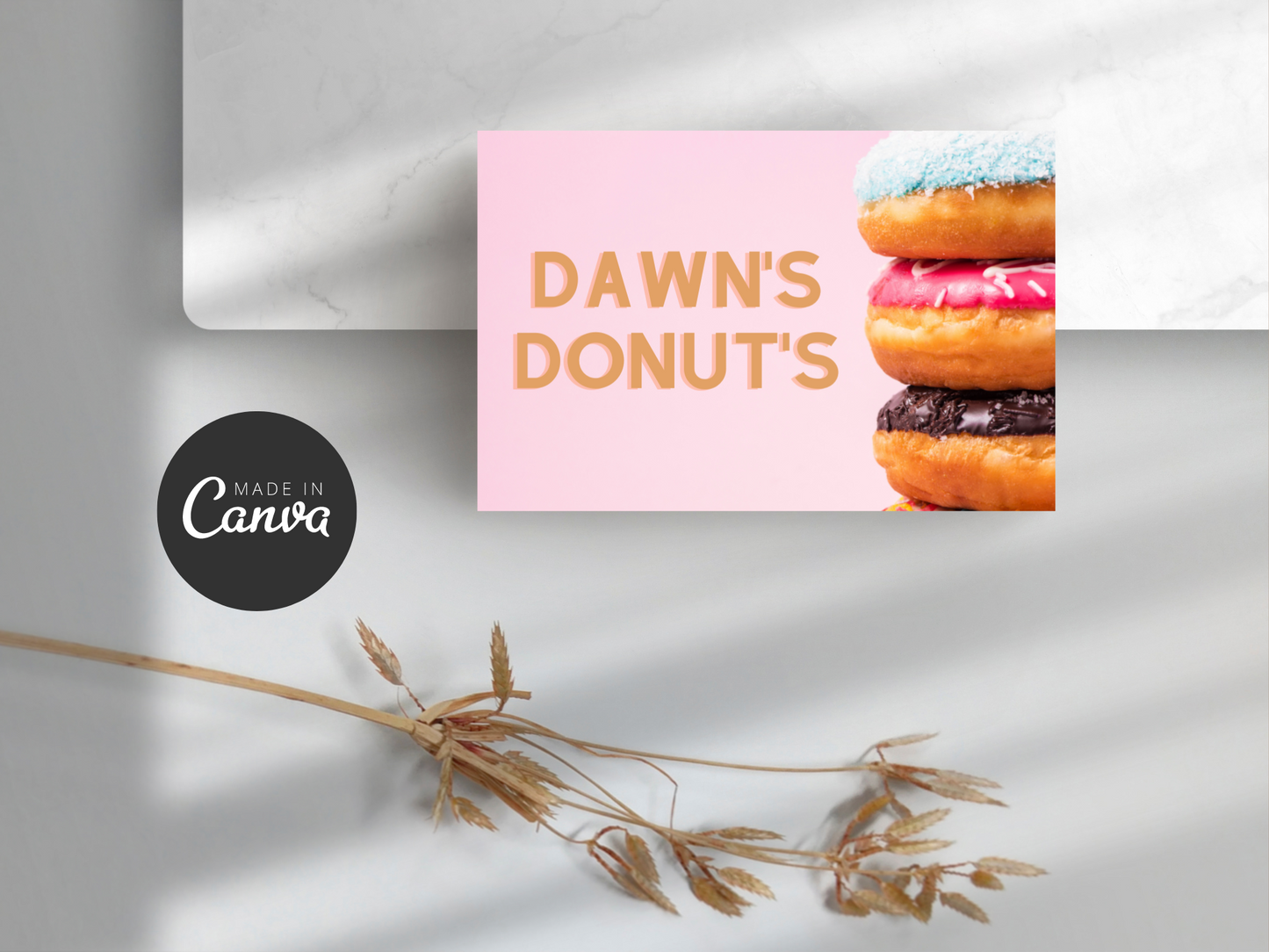 Editable Canva Business Card